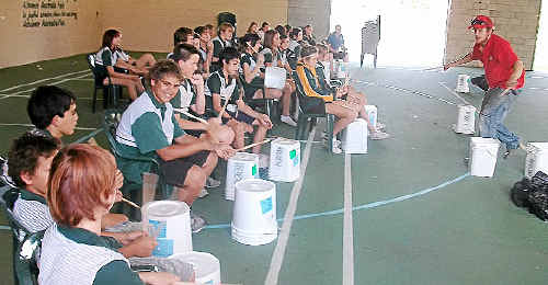 JAM visited Emerald State High School during their recent visit to the Central Highlands. JAM visited Emerald State High School during their recent visit to the Central Highlands.